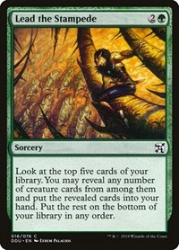 Lead the Stampede, Duel Decks: Elves vs. Inventors