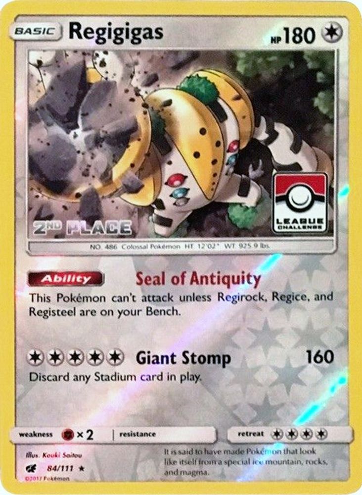 Regigigas - 84/111 (League Challenge) [2nd Place]
