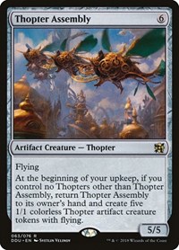 Thopter Assembly, Duel Decks: Elves vs. Inventors