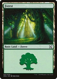 Forest (031), Duel Decks: Elves vs. Inventors