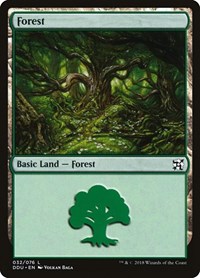 Forest (032), Duel Decks: Elves vs. Inventors