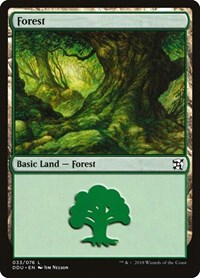 Forest (033), Duel Decks: Elves vs. Inventors