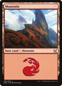 Mountain (076), Duel Decks: Elves vs. Inventors