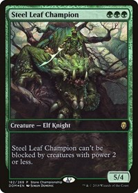 Steel Leaf Champion, Game Day & Store Championship Promos