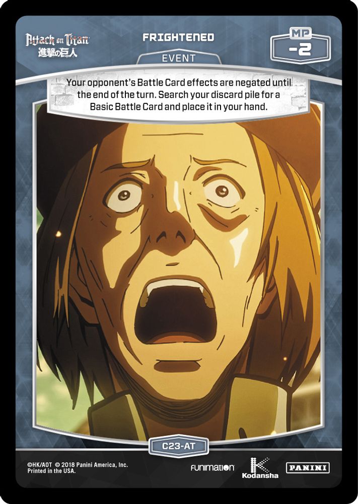 Frightened, Standard, front