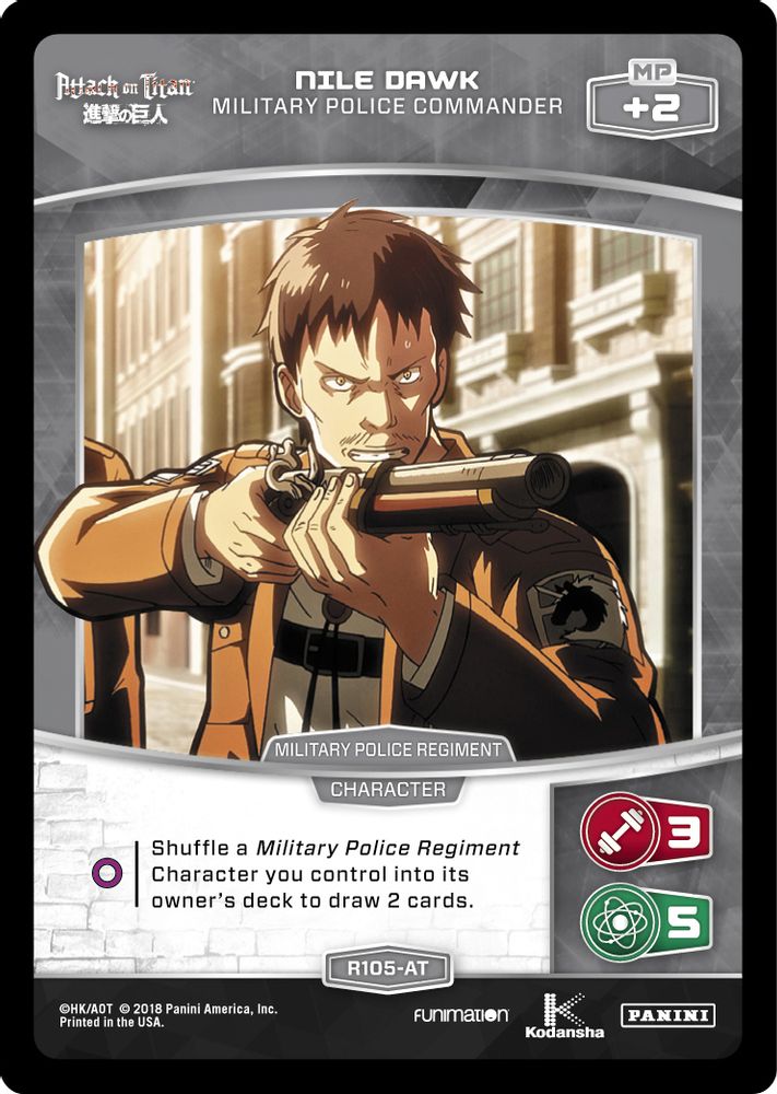 Nile Dawk - Military Police Commander, Standard, front