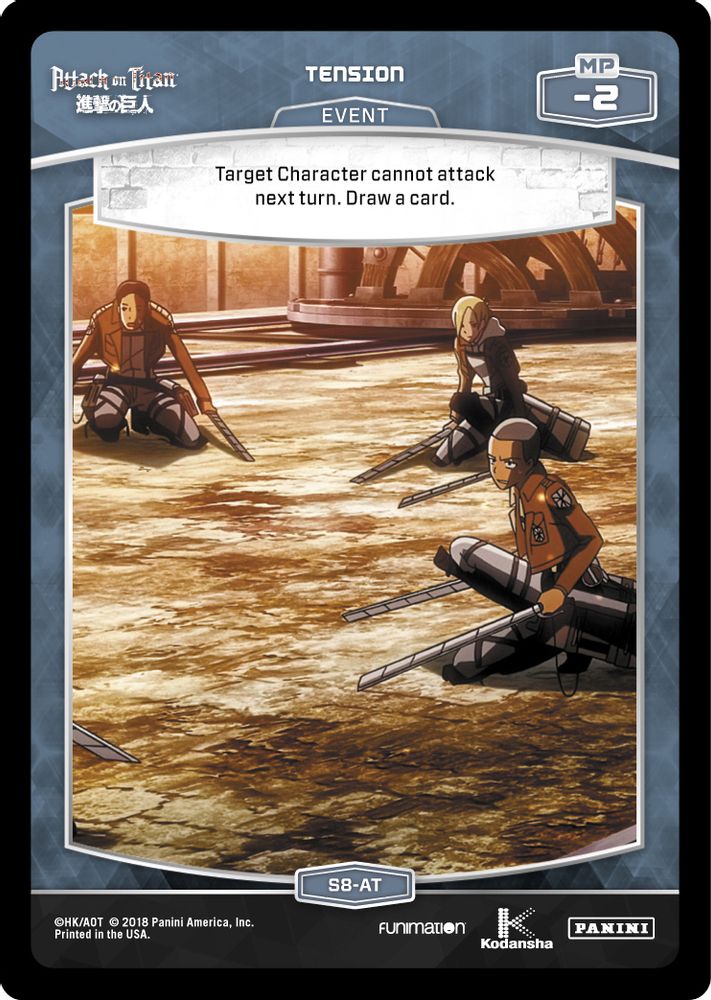 Tension (S8-AT), Standard, front