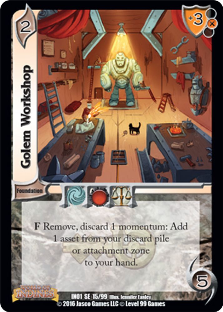 Golem Workshop, Standard, front