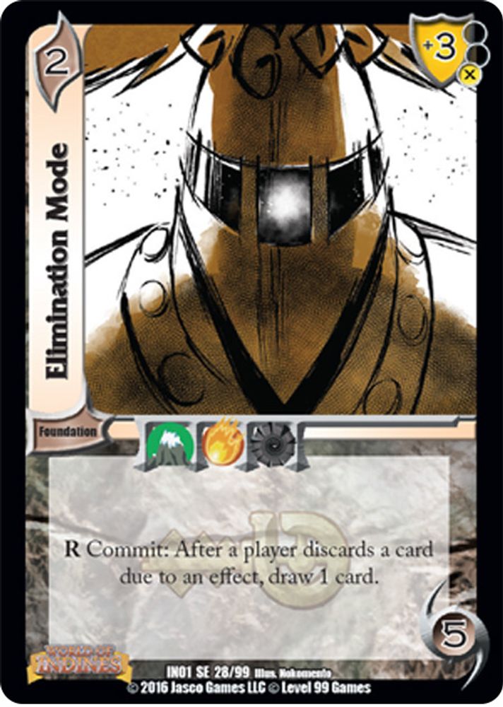 Elimination Mode, Standard, front