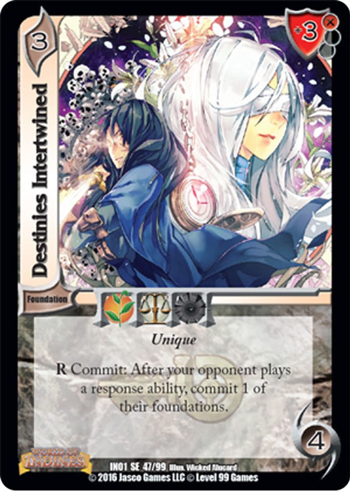 Destinies Intertwined, Standard, front