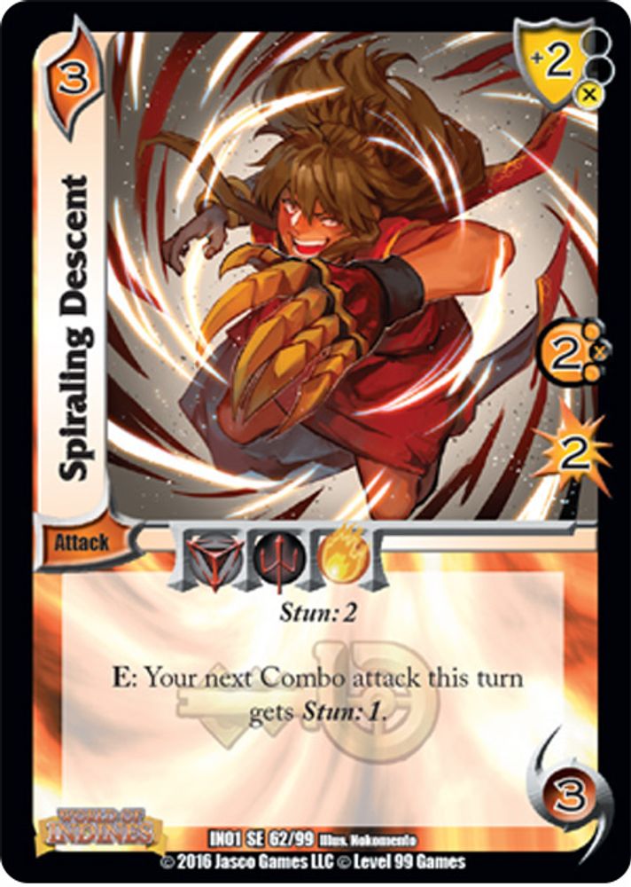 Spiraling Descent, Standard, front