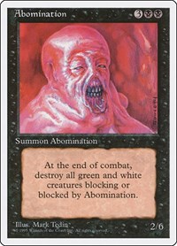 Abomination, Fourth Edition