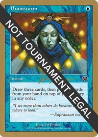 Brainstorm - 2000 Jon Finkel (MMQ), World Championship Decks