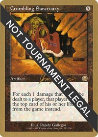 Crumbling Sanctuary - 2000 Jon Finkel (MMQ), World Championship Decks
