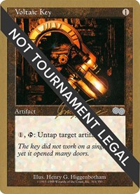 Voltaic Key - 2000 Jon Finkel (USG), World Championship Decks