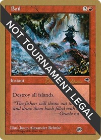 Boil - 1998 Brian Selden (TMP) (SB), World Championship Decks