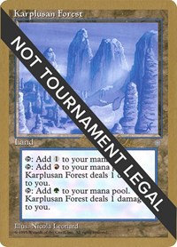 Karplusan Forest - 1998 Brian Selden (ICE), World Championship Decks