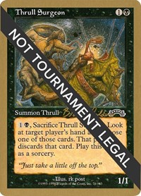 Thrull Surgeon - 1998 Brian Selden (EXO), World Championship Decks
