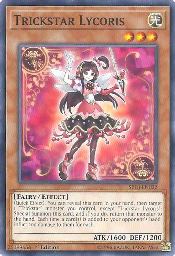 Trickstar Lycoris, 1st-edition, front