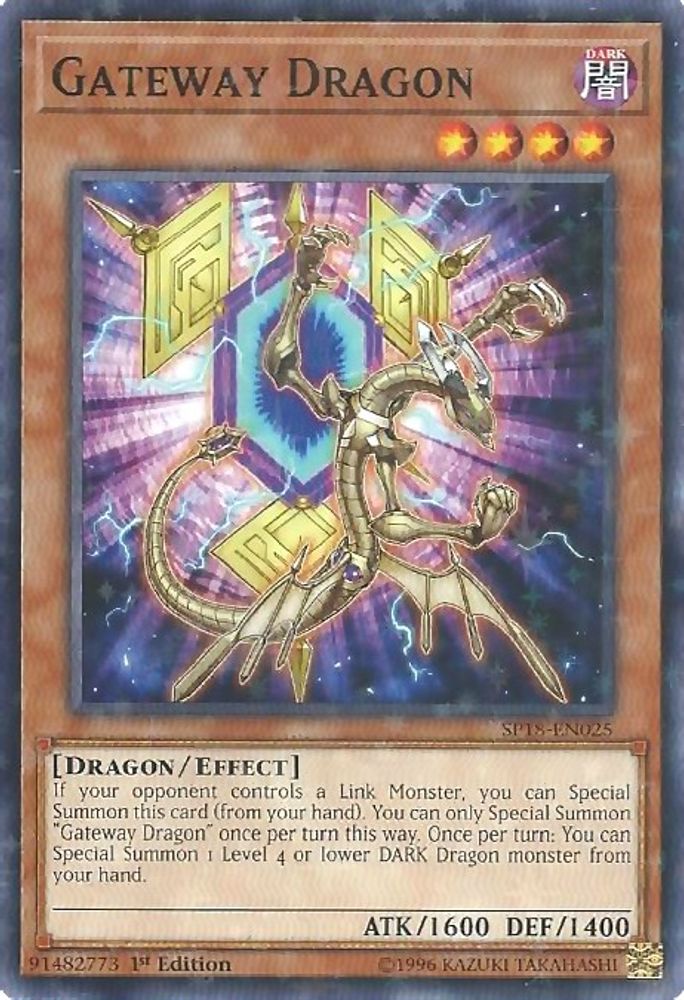 Gateway Dragon (Starfoil), 1st-edition, front