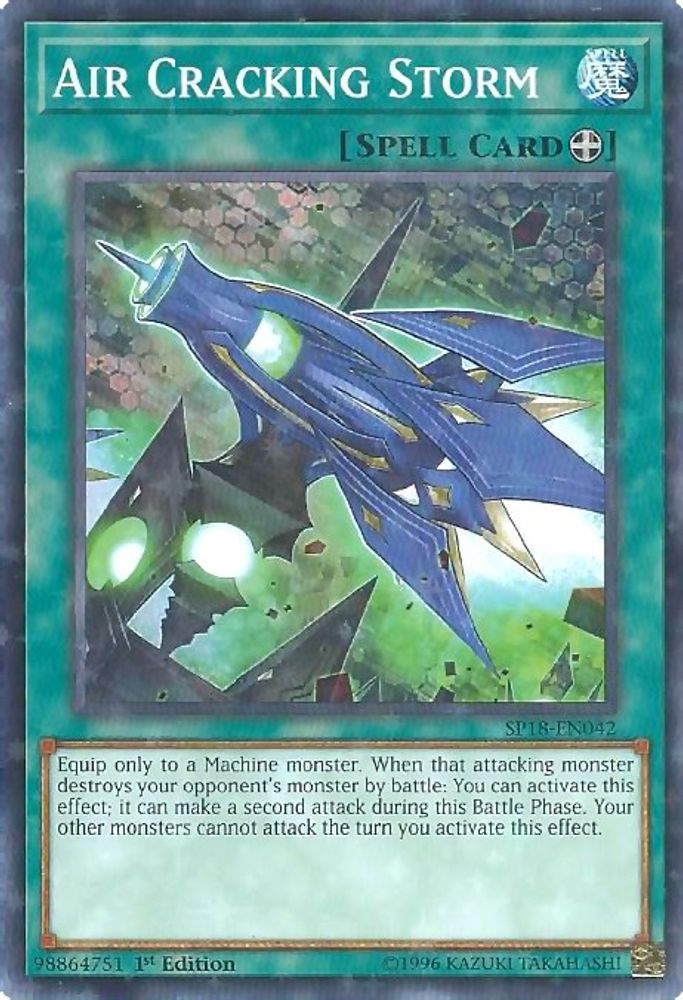 Air Cracking Storm (Starfoil), 1st-edition, front