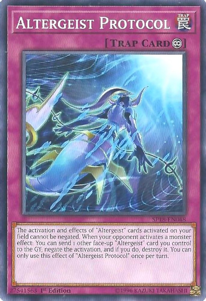 Altergeist Protocol, 1st-edition, front