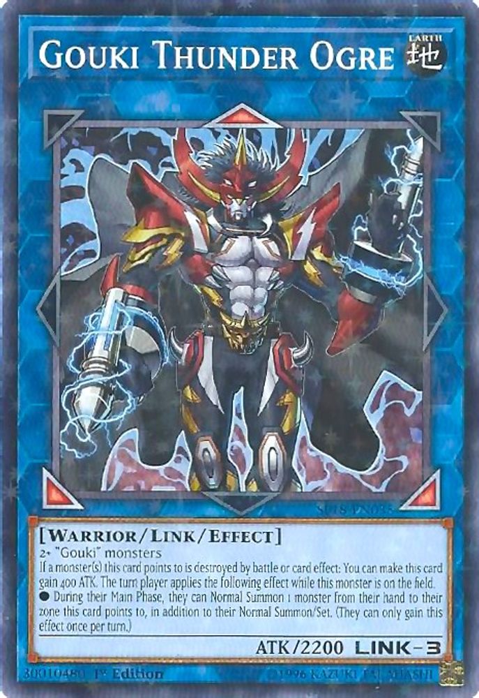 Gouki Thunder Ogre (Starfoil), 1st-edition, front