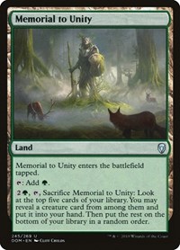 Memorial to Unity, Dominaria