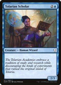 Tolarian Scholar, Dominaria