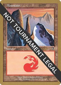 Mountain (337) - 2001 Tom van de Logt (7ED), World Championship Decks