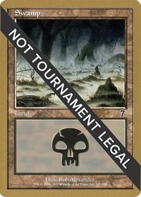Swamp (347) - 2001 Tom van de Logt (7ED), World Championship Decks
