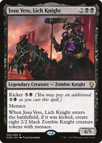 Josu Vess, Lich Knight, Dominaria