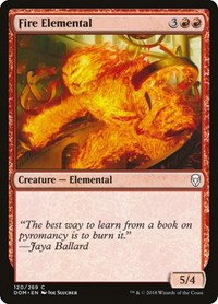 Fire Elemental, Dominaria