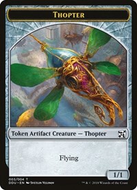 Thopter Token (003), Duel Decks: Elves vs. Inventors