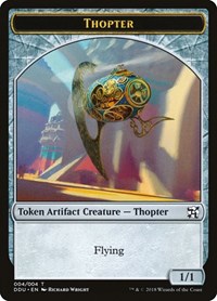 Thopter Token (004), Duel Decks: Elves vs. Inventors