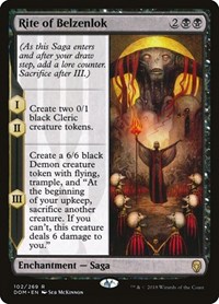 Rite of Belzenlok, Dominaria