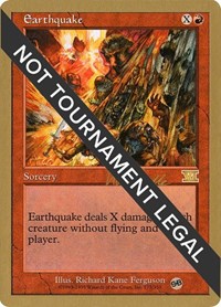 Earthquake - 1999 Kai Budde (6ED) (SB), World Championship Decks