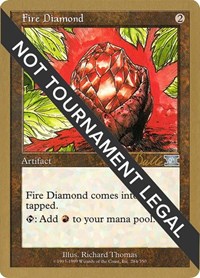 Fire Diamond - 1999 Kai Budde (6ED), World Championship Decks