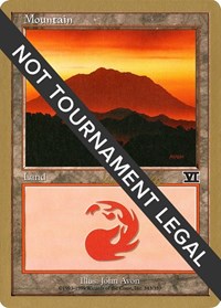 Mountain (343) - 1999 Kai Budde (6ED), World Championship Decks