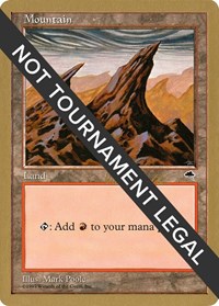 Mountain (Right) - 1999 Kai Budde (TMP), World Championship Decks