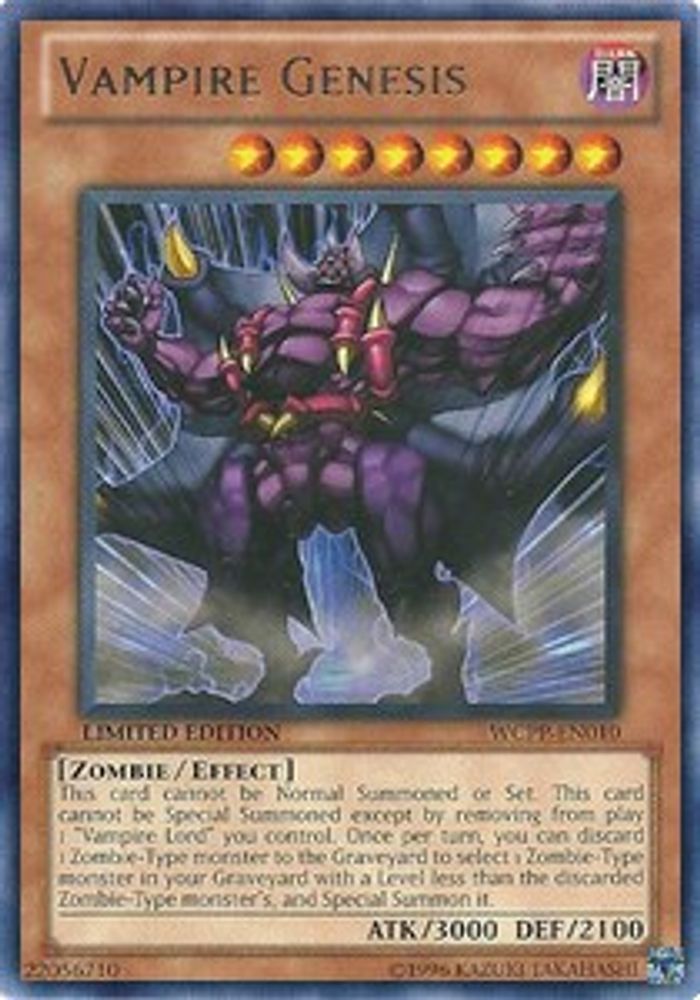 Vampire Genesis, Standard, front
