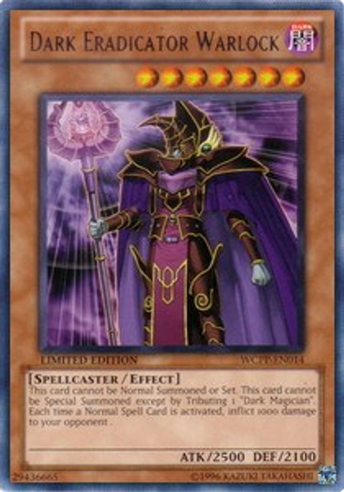 Dark Eradicator Warlock, Limited, front