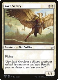 Aven Sentry, Dominaria