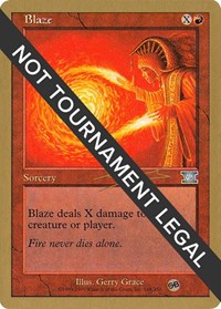 Blaze - 2000 Nicolas Labarre (6ED) (SB), World Championship Decks