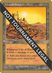 City of Brass - 2000 Nicolas Labarre (6ED), World Championship Decks