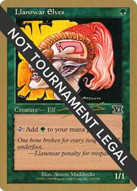 Llanowar Elves - 2000 Nicolas Labarre (6ED), World Championship Decks
