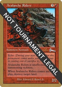 Avalanche Riders - 2000 Janosch Kuhn (ULG), World Championship Decks
