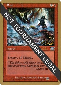 Boil - 2000 Janosch Kuhn (6ED) (SB), World Championship Decks
