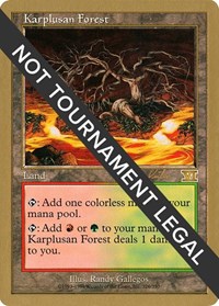 Karplusan Forest - 2000 Janosch Kuhn (6ED), World Championship Decks