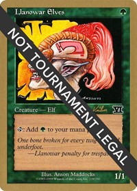 Llanowar Elves - 2000 Janosch Kuhn (6ED), World Championship Decks